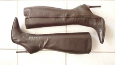 Bottes vintage "Marron"  Sexy -- - FREE LANCE Paris  ---   T.37