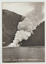 STROMBOLI sciara del fuoco colata lavica cpsm