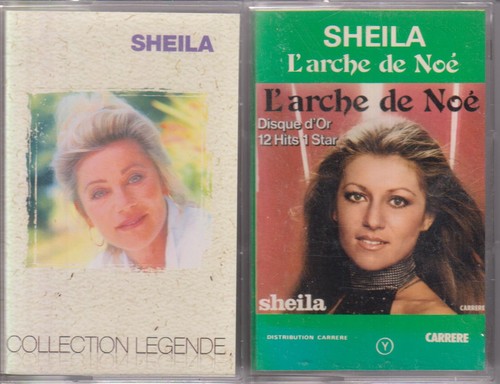 Sheila lot k7 cassettes - de,