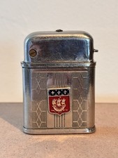 Ancien Briquet Old Lighter Essence Flamidor Standard Blason #A18