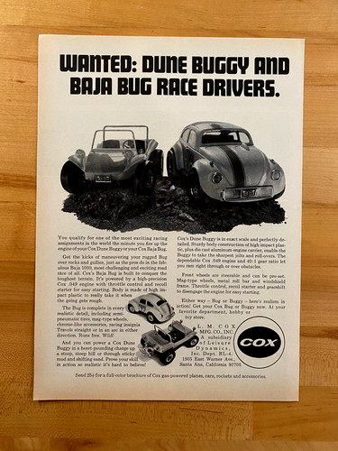 1972 print cox dune buggy - dune,