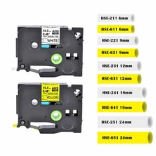 Compatible with Brother HSe Cartouche pour gaine thermorétractable 6-24mm