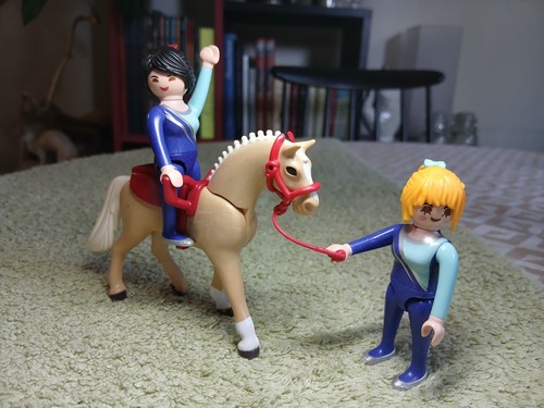 Voltige équestre playmobil - voltige,
