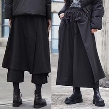 Pantalon noir drapé pour