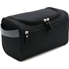 Trousse de Toilette SPACIEUSE pour Homme avec Crochet de Suspension Noir