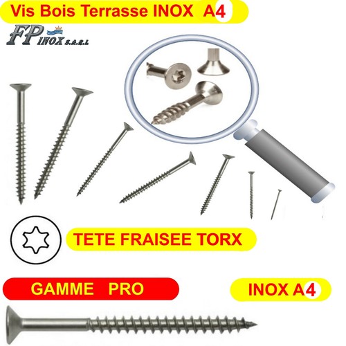 Vis inox terrasse bois - terrasse,