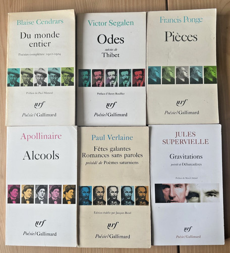 Ponge cendrars apollinaire - /,