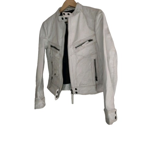 Blouson motard cuir - de,