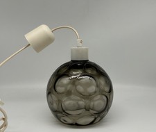 Lampe Suspendue En Verre Fumé