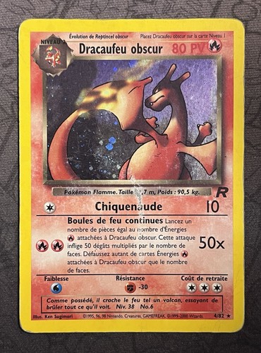 Dracaufeu obscur carte - -,
