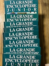 Collection de 8 livres La grande encyclopédie junior