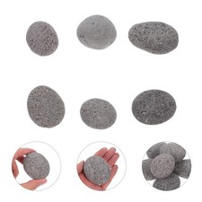 1 de pierres de cheminée : pierres volcaniques naturelles, accessoires pour