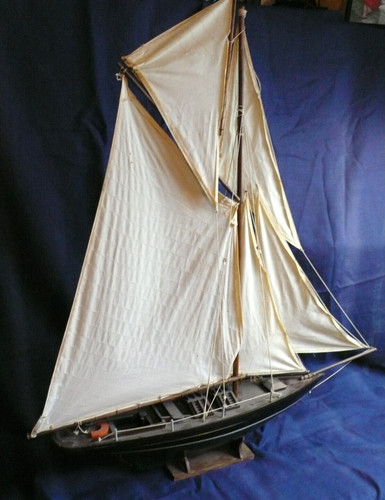 Grande maquette voilier bois - grande,