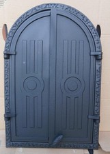 Porte de four porte de poêle à bois porte de four en fonte fonte fumoir COULE...