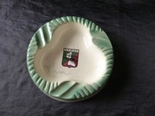 CENDRIER EN FAIENCE DIRECTION DES TRANSPORTS MILITAIRE PAR VOIE FERREE D.T.MV.F.