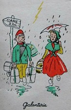 RARE petit Almanach 1957  "GALANTERIE"  Imprimerie M. CAMACHO Lagnieu (Ain)