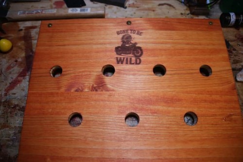 The vintage style pedalboard - the, |