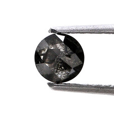 0,40 Ct Diamant Noir Rond