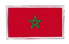 Ecusson Maroc badge patche drapeau patch marocain 85 x 55 mm