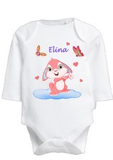 Body bébé lapin mignon