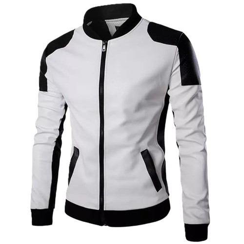 Blouson moto motard homme noir