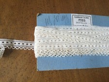 fine dentelle  galon du Puy (auvergne) ancienne coupon de 3m 75 x 1 cm 5