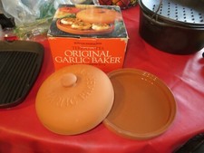 Garlic Baker VTG Terra Cotta