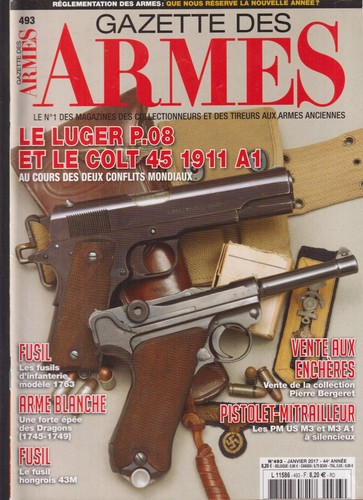 Gazette des armes 493 - gazette, luger