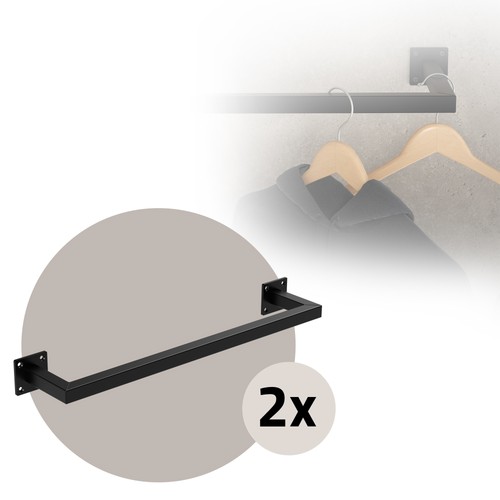 Tringle vêtements - 2x,