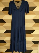 Longue robe bleu marine carita - bleu,