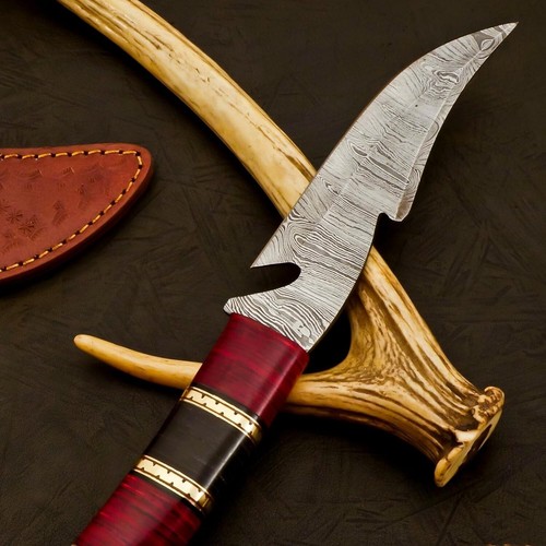 Damascus skinner with ram - ram, horn