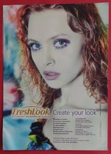 Publicité de presse: YEUX - Lentilles de couleur FRESHLOOK 2002