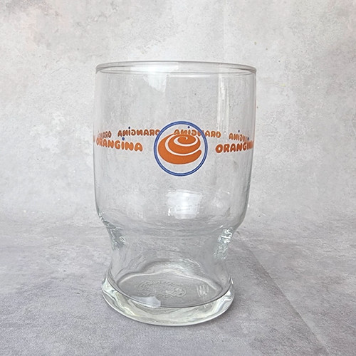 Verre orangina vintage - verre,