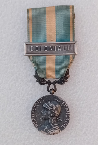 Médaille coloniale argent - médaille,