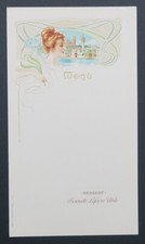 Rare menu BISCUITS LEFEVRE