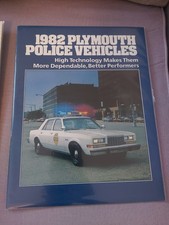 1982 plymouth police vehicle - plymouth,