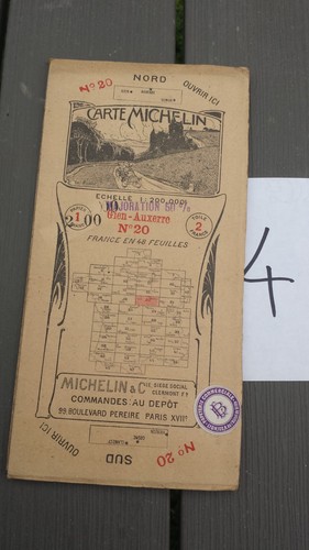 Ancienne carte michelin - 4/,