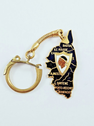 Porte cles souvenir carte - porte-cles,