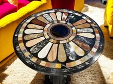 42 " Pietra Dura Marbre Table