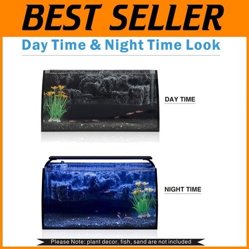 Modern 8 Gal Curved Aquarium