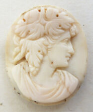 Camée  coquille 19e s bijou