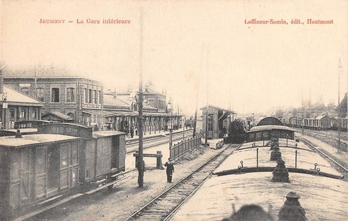 Cpa jeumont gare - la,