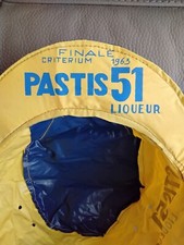 Pastis 51 Casquette Publicitaire Vintage 1963 Finale Critérium Cyclisme Vélo