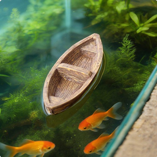 Bateau flottant miniature - bateau,