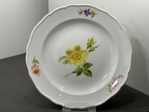 Assiette rose jaune - , en