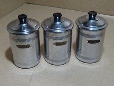 Lot de 3 Pots en Cuivre Chrome