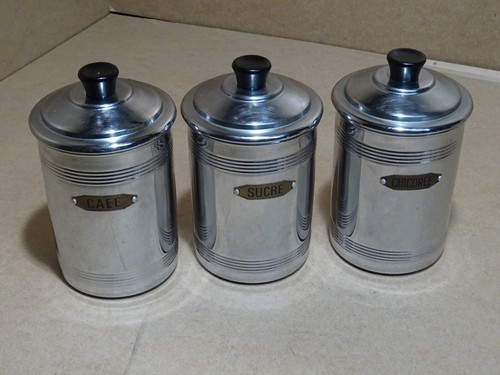 Lot pots cuivre - 3, chrome