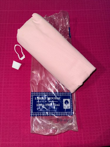Drap housse pur - , rose