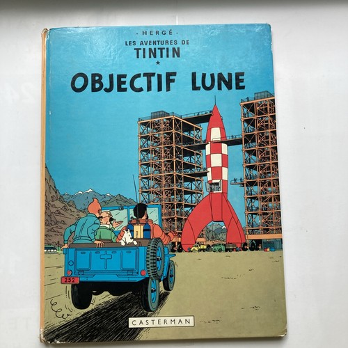 Tintin objectif lune - bd,