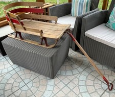 TRAÎNEAU A LUGE ENFANT 1950 CHILDREN'S SLEDGE KINDERSCHLITTEN SLITTA PER BAMBINI